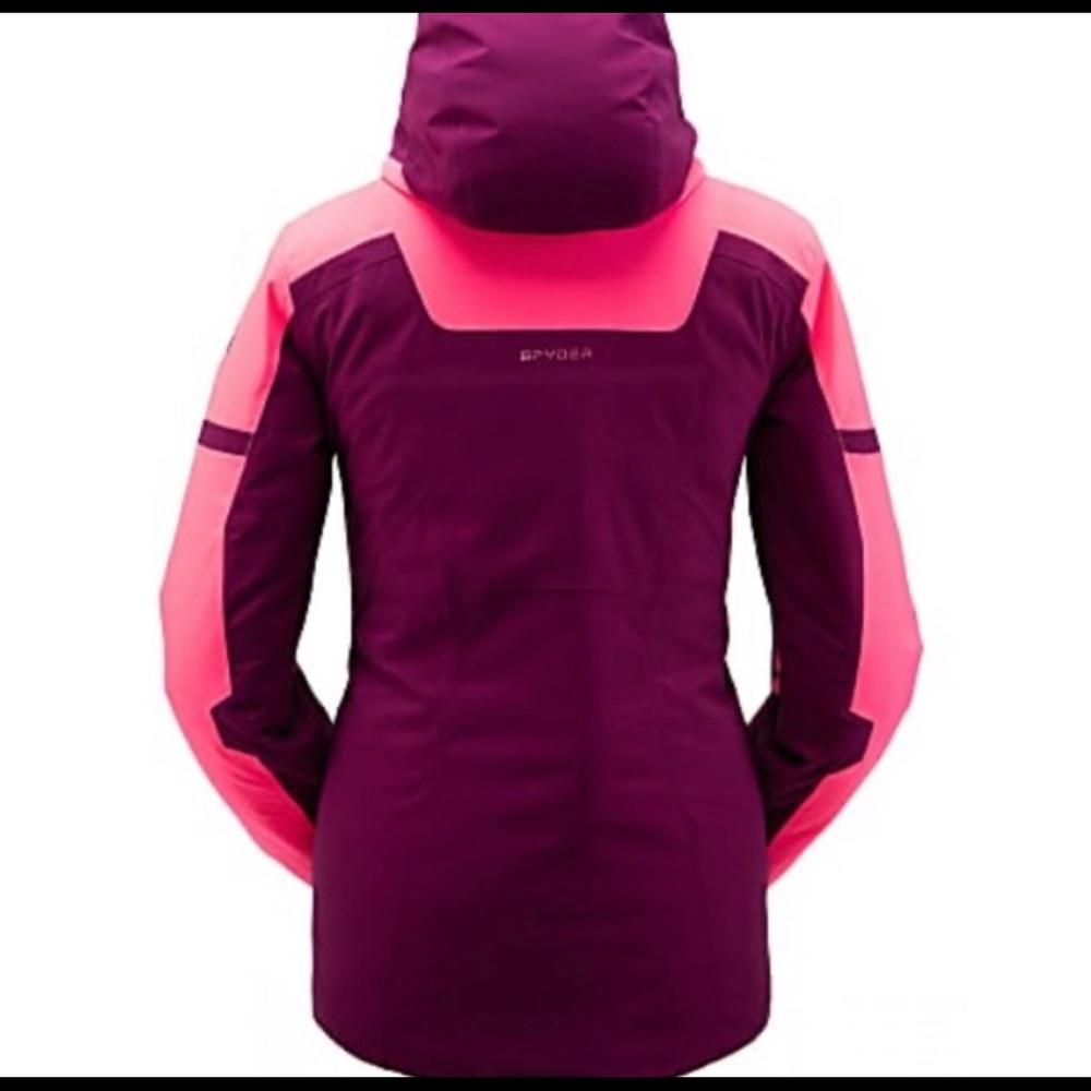 NWT Spyder BALANCE GTX Ski Jacket, Size 6
beautiful bright bubblegum and grape - Picture 3 of 8
